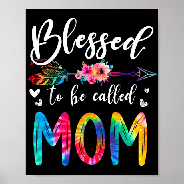 To Be Called Mum Cute Mothers Day Women Kids  Poster (Front)