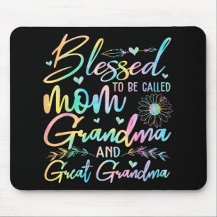 To Be Called Mum Grandma And Great Grandma Flower Mouse Pad