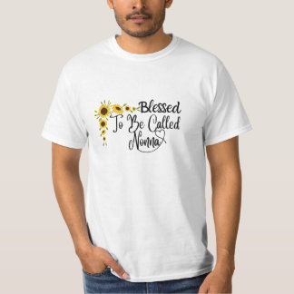 To Be Called Nonna Mum Day Sunflower T-Shirt