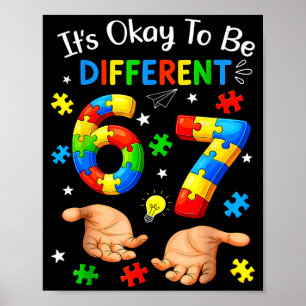 to Be Different 67 Hand Signs Autism Awareness Kid