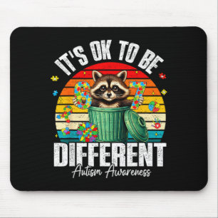 To be different 67 six seven 6 7 autism awareness mouse pad