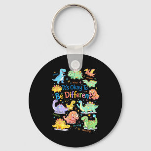 To be different autism awareness dinosaur t-rexTo Key Ring
