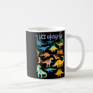 to Be Different Autism Dinosaur Autism Awareness Coffee Mug