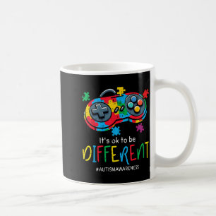 to Be Different Gaming Controller Autism Men Boy Coffee Mug
