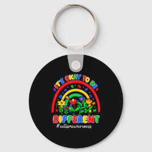 To be different puzzle autism awareness men women key ring