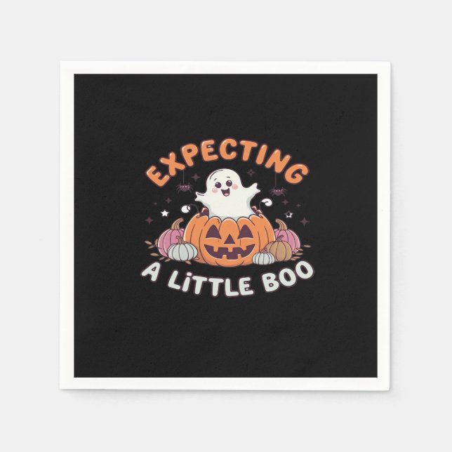 To Be Expecting Little Boo Napkin (Front)
