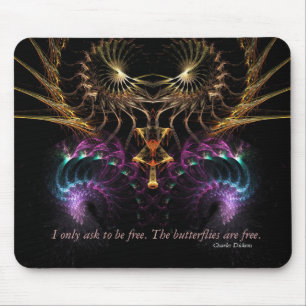 To be Free.. Quote Mousepad