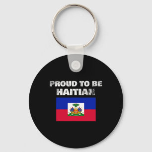 To Be Haitian - Haiti Flag Anti Racism Key Ring