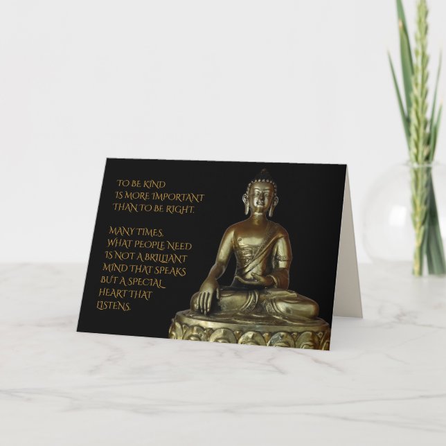 To be Kind is more Important than to be Right Card (Front)