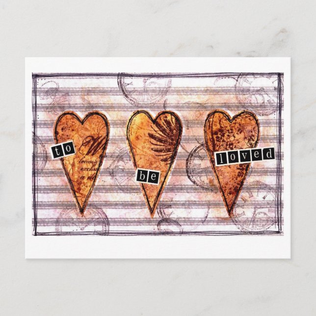 To Be Loved Postcard (Front)