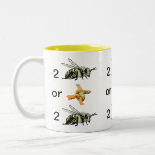 To be or not to be Two-Tone coffee mug