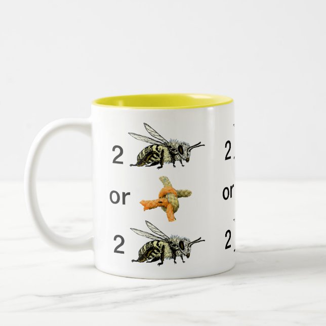 To be or not to be Two-Tone coffee mug (Left)