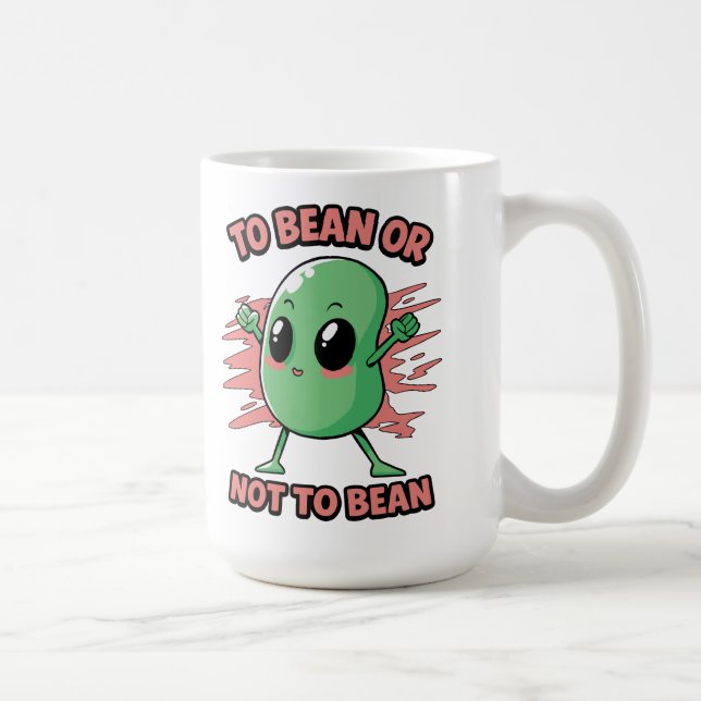 To bean or not to bean coffee mug (Right)