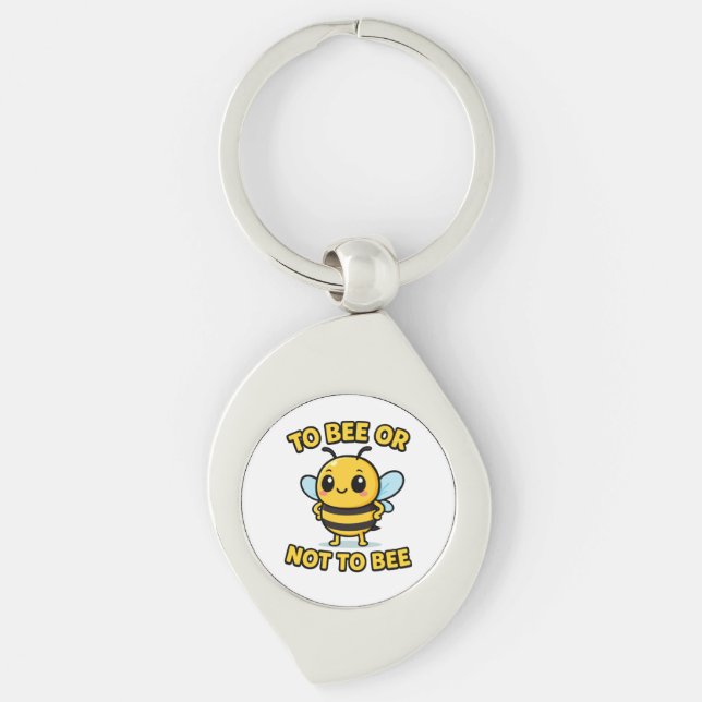 To bee or not to bee key ring (Front)