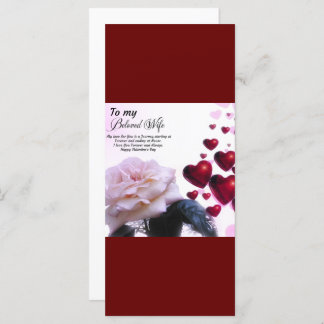 To Beloved Wife, Happy Valentine's day