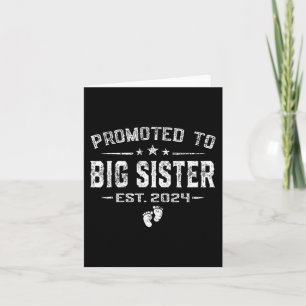 To Big Sister 2024 Mothers Day First Time New Mum  Card