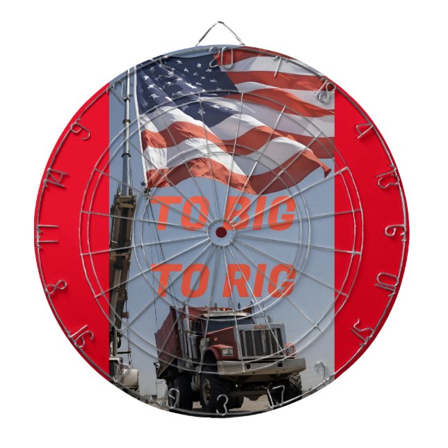 TO BIG TO RIG DARTBOARD (Front)