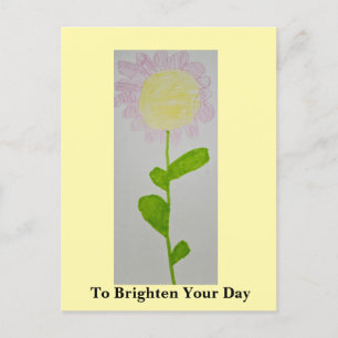 To Brighten Your Day Holiday Postcard