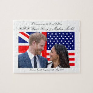To Commemorate the Royal Wedding Harry and Meghan Jigsaw Puzzle