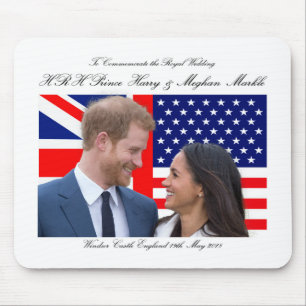 To Commemorate the Royal Wedding Harry and Meghan Mouse Pad