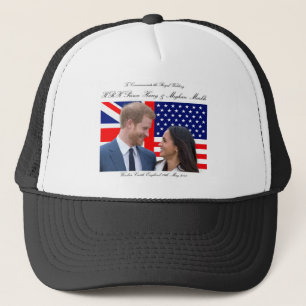 To Commemorate the Royal Wedding Harry and Meghan Trucker Hat