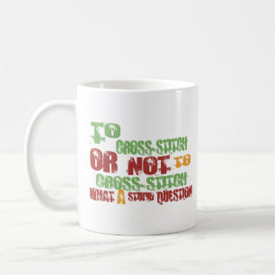 To Cross-stitch Coffee Mug