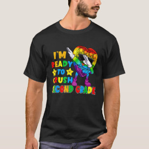 To Crush Second Grade Pop It Fidget Toy First Day  T-Shirt