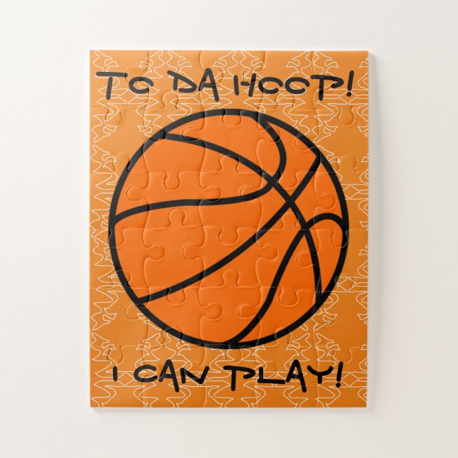 TO DA HOOP BASKETBALL KIDS  JIGSAW PUZZLE (Vertical)
