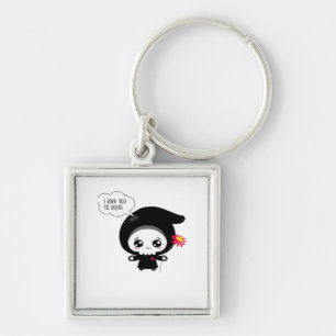To Death - Funny Valentines Day Classic Key Ring