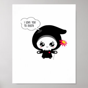 To Death - Funny Valentines Day Classic Poster