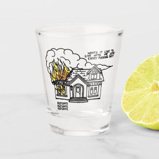 To Death's Heart Shot Glass