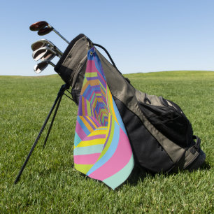 To disappear in colour golf towel