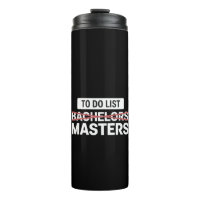 To Do List Bachelors Masters Degree College Grade