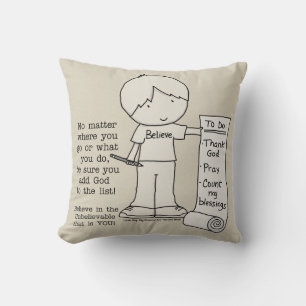 To Do List Cushion