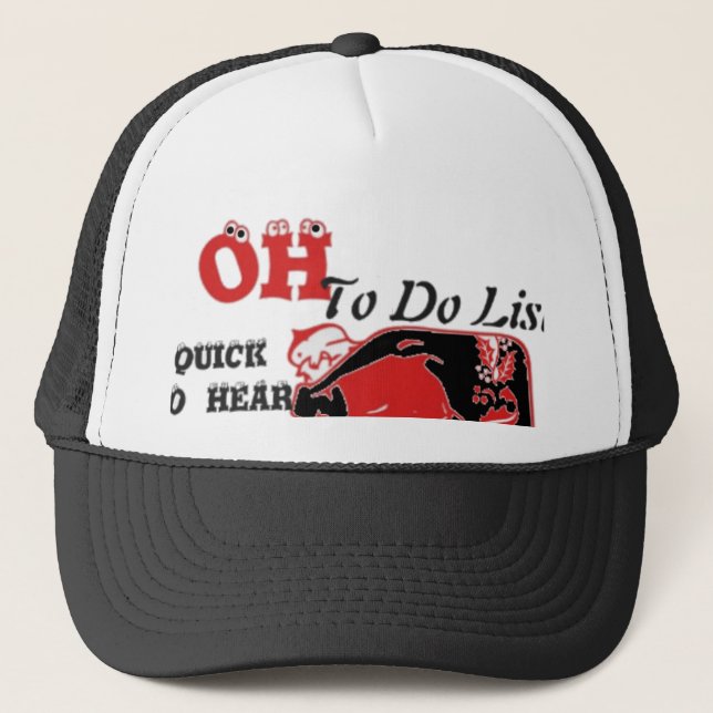 To Do List Customise Product Trucker Hat (Front)