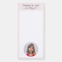 To Do list for kids, personalised photo template