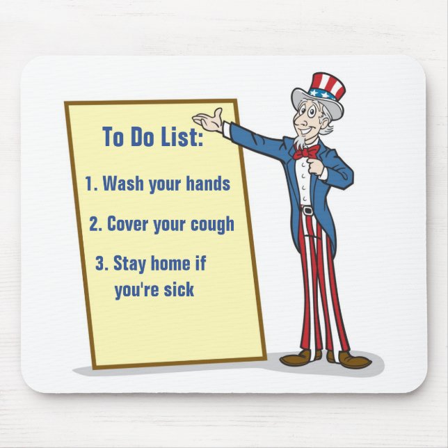 To Do List Mouse Pad (Front)