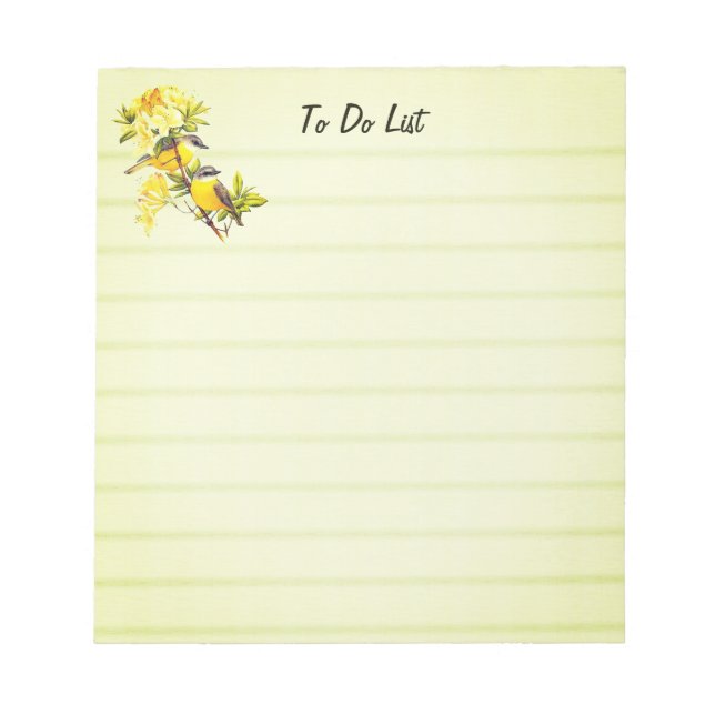 To Do List Note Pad (Front)