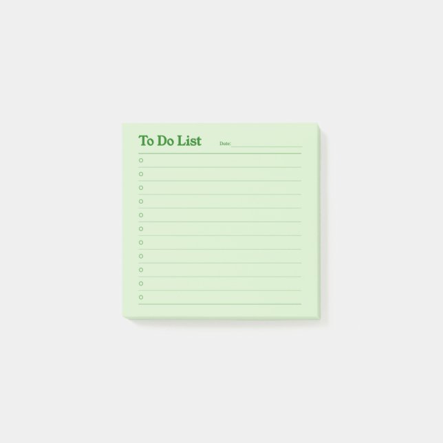To Do List Notes (Front)