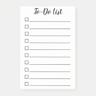 To-do List Post-it Notes