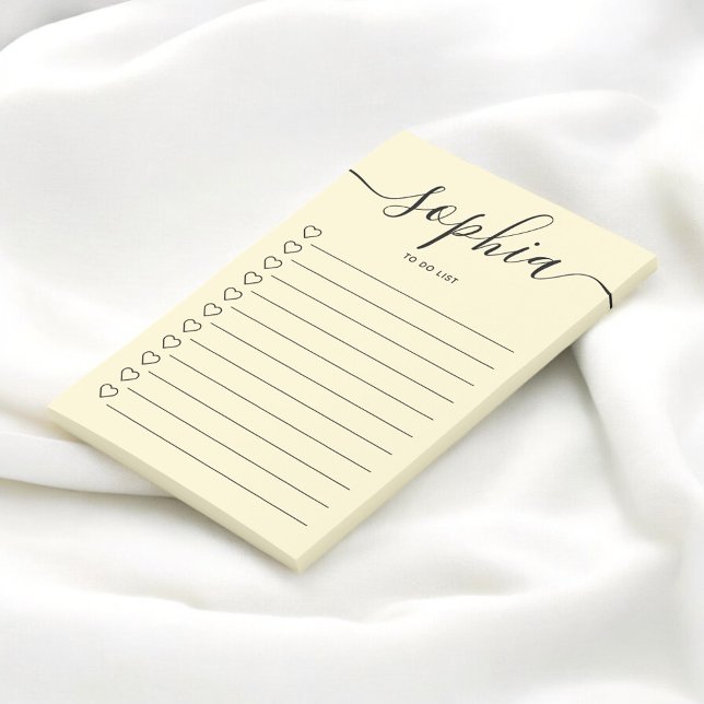 To Do List Script Hearts Yellow Notes (Creator Uploaded)