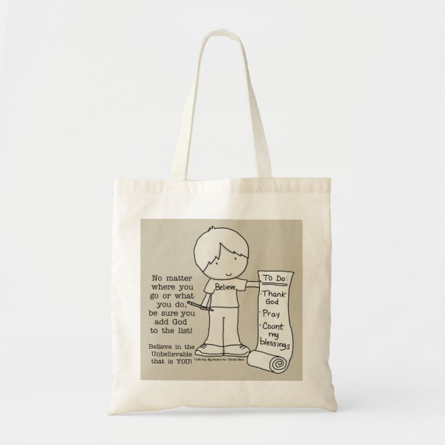 To Do List Tote Bag (Front)