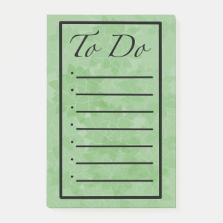 To Do List with Pointy Succulents Post-it Notes