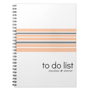 To-Do Lists checklist & planner notebook