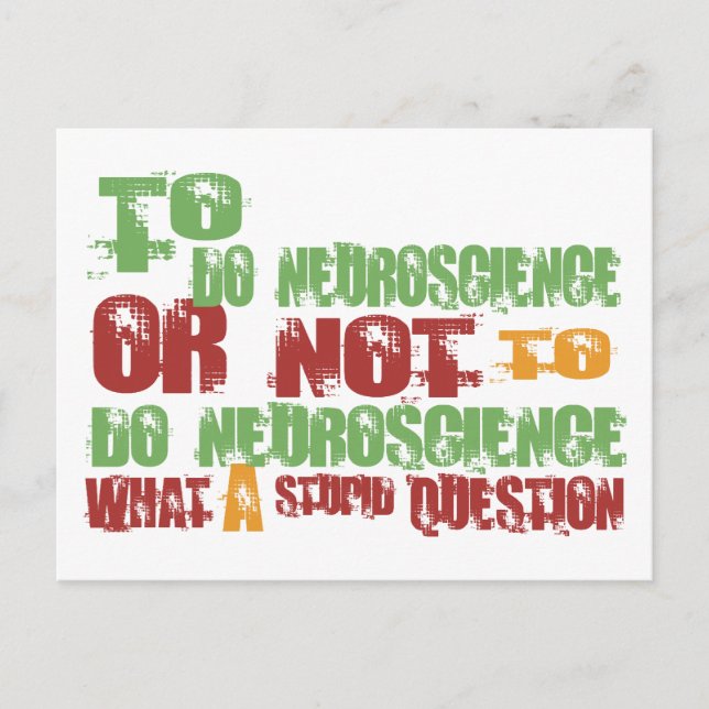 To Do Neuroscience Postcard (Front)