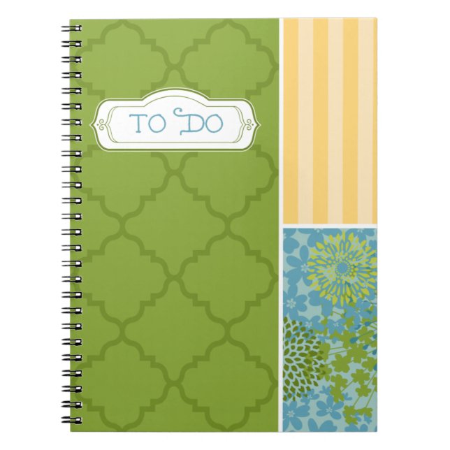 "To Do" Notebook - Spring Green (Front)