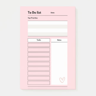 To Do Notes Post-It Notes