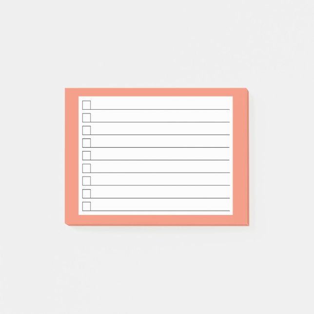 To do post-it notes (Front)