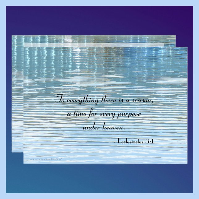 To Everything There is a Season Memorial Service Program (Creator Uploaded)