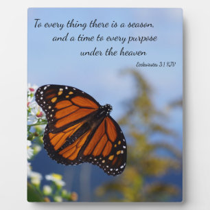 To Everything There is a Season Plaque